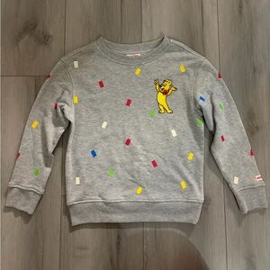 HARIBO Gray Sweatshirt with Yellow Bear Design